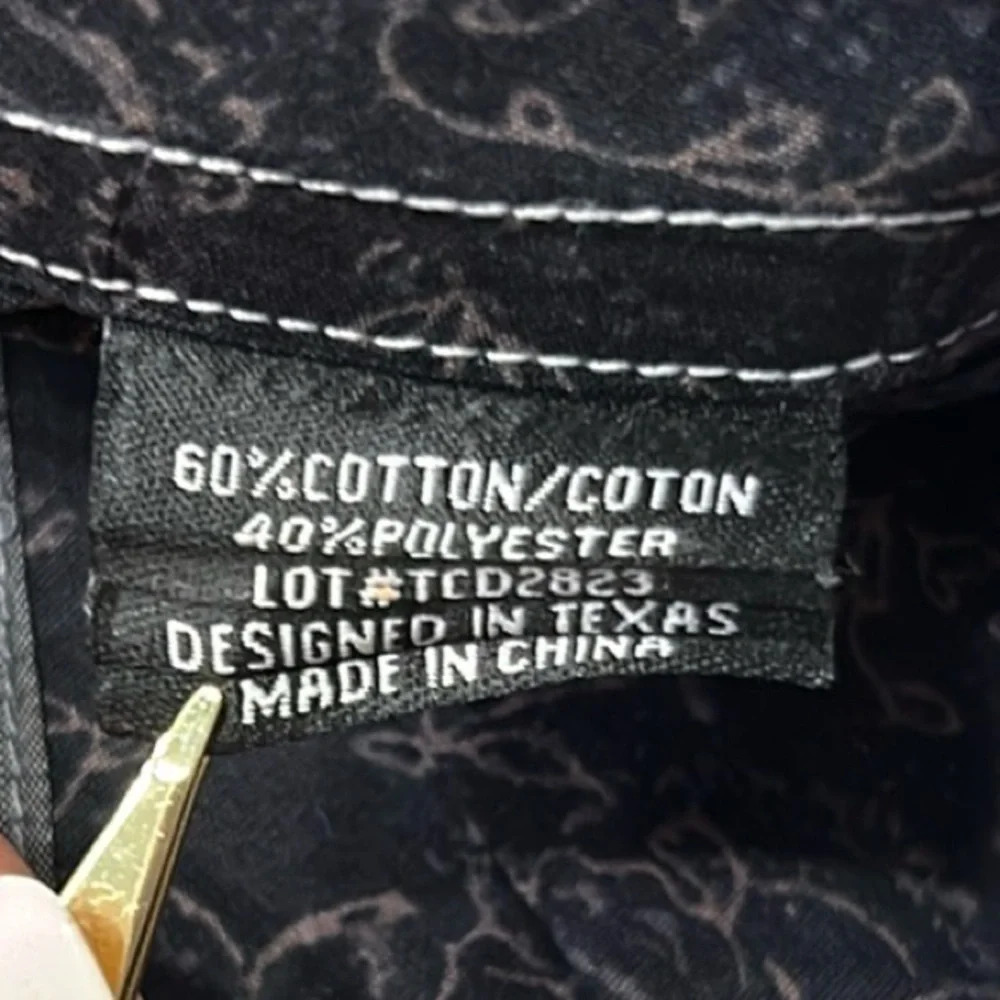 Panhandle Slim Tuf Cooper Performance Plaid Short Sleeve Button Down Shirt - Picture 7 of 8